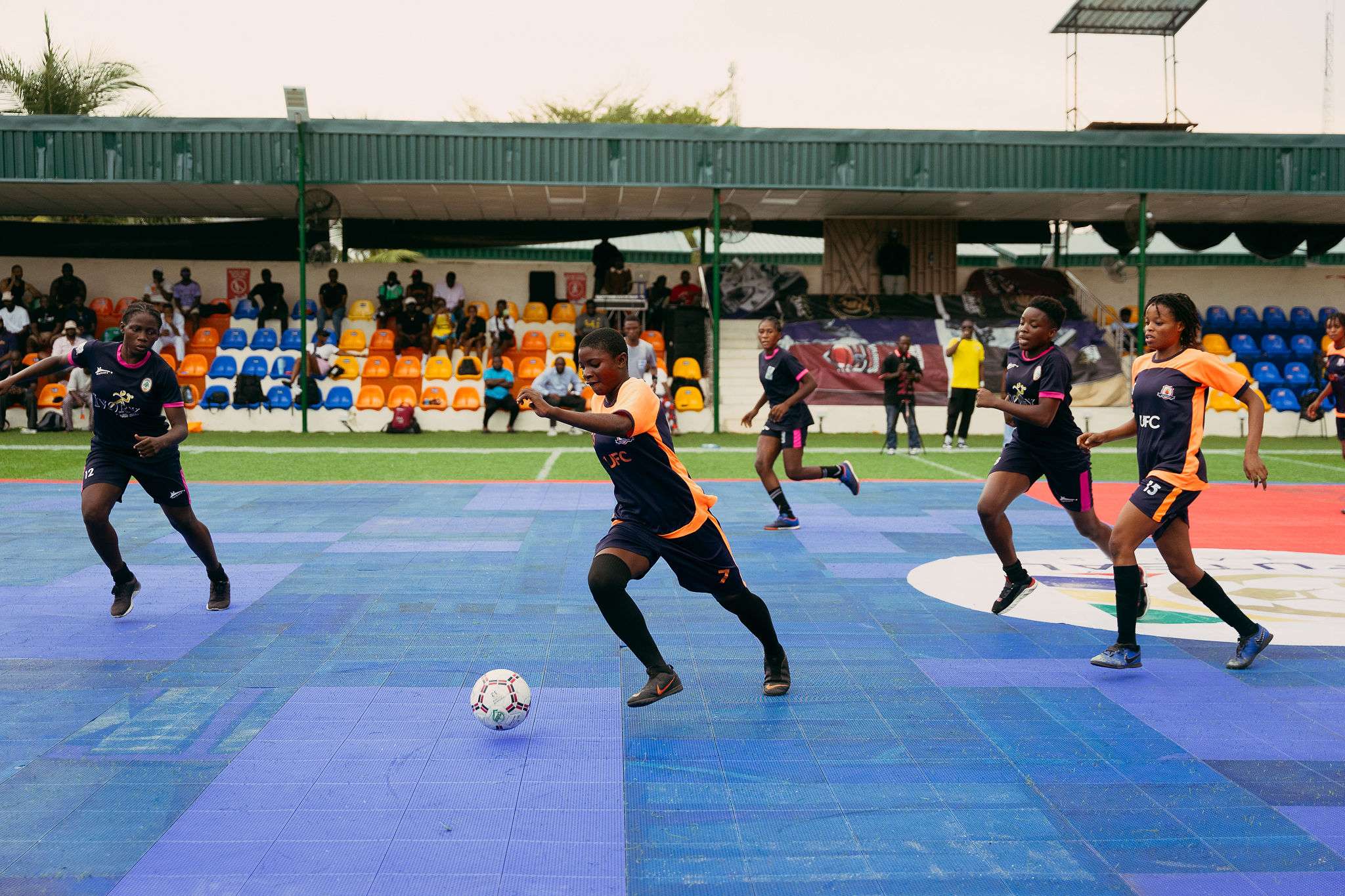 Action shot from Showtime Arena